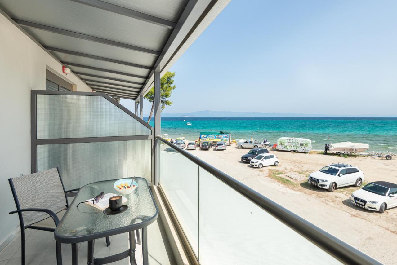 Tridente Mare Apart Hotel Pefkochori Exterior foto
